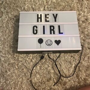 Light Up Sign